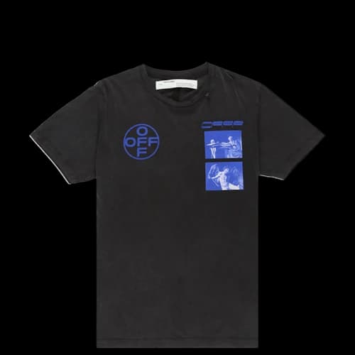 OFF-WHITE Hardcore Caravaggio T-shirt (FW 19) Black/Blue