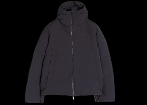 OFF-WHITE Hooded Puffer Jacket Black