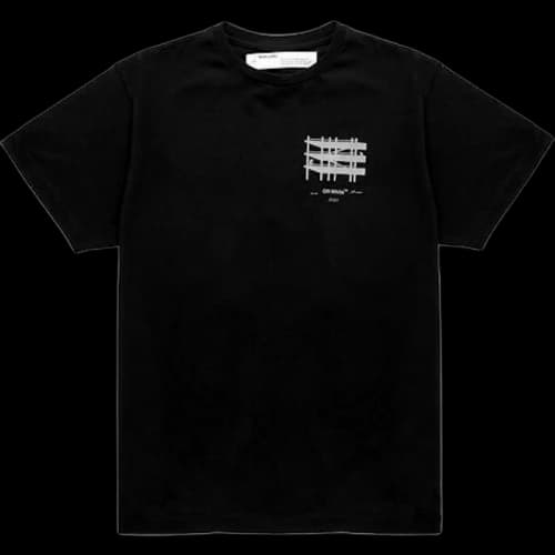 OFF-WHITE Industrial T-Shirt Black/Silver