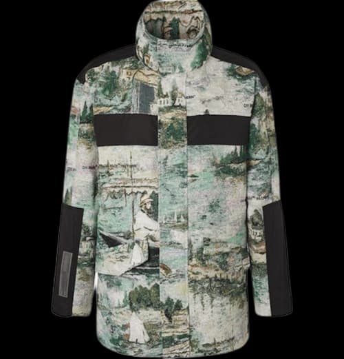 OFF-WHITE Jacquard Lake Parka Jacket Multicolor