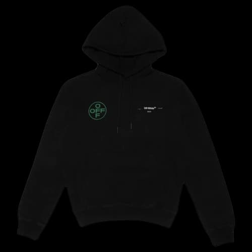 OFF-WHITE Johannesburg Africa Graphic Print Hoodie Black/Multicolor