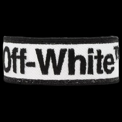 OFF-WHITE Knot Bracelet White/Black