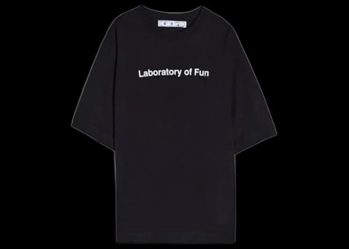 OFF-WHITE Laboratory Of Fun S/S T-shirt Black/White