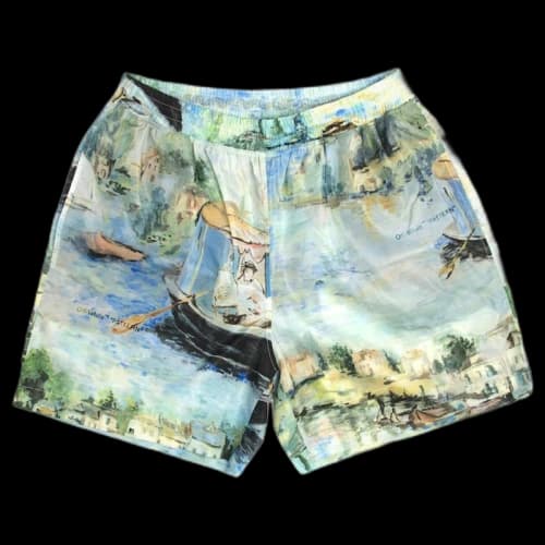 OFF-WHITE Lake Print Swim Shorts Multicolor