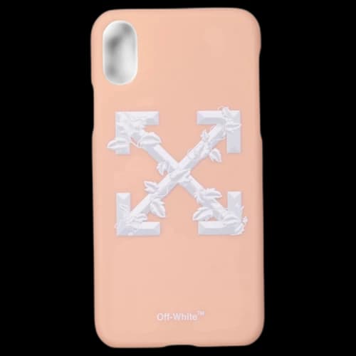 OFF-WHITE Leaves Arrows iPhone X Case (SS19) Nude/White