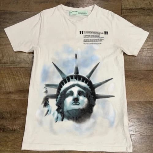 Off-White Liberty Tee SS19 White