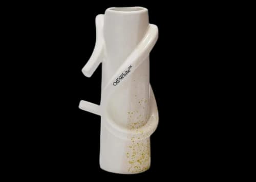 OFF-WHITE Logo-Print Ceramic Vase