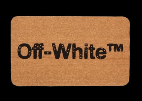 OFF-WHITE Logo Print Doormat