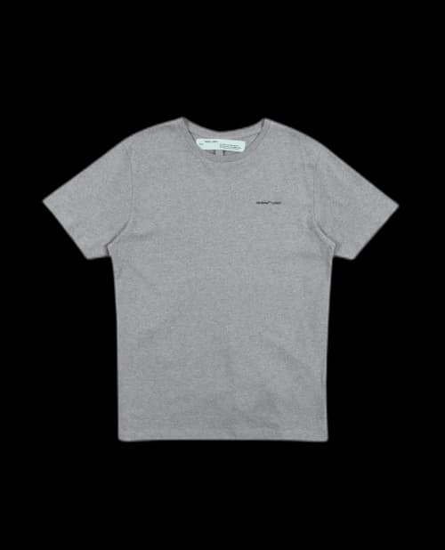 OFF-WHITE Logo T-Shirt Grey/Black