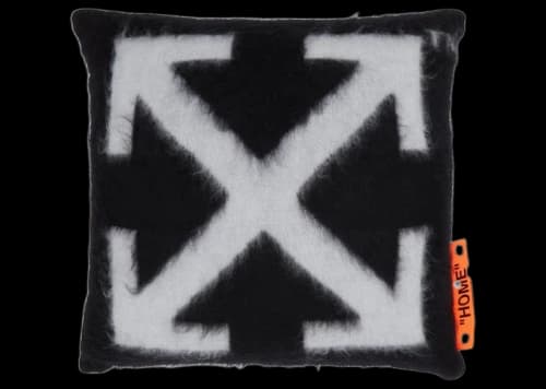 OFF-WHITE Mohair Large Pillow