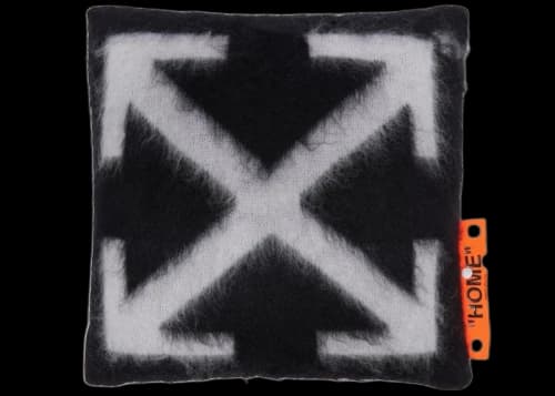 OFF-WHITE Mohair Small Pillow