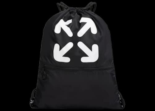 OFF-WHITE Nylon Gymsack Black