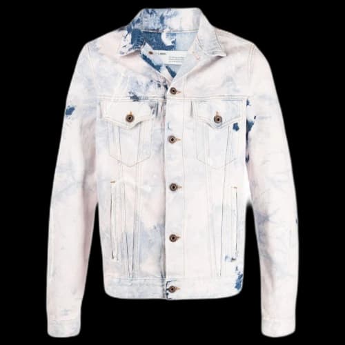 OFF-WHITE Off White Arrows Denim Jacket Extreme Bleach