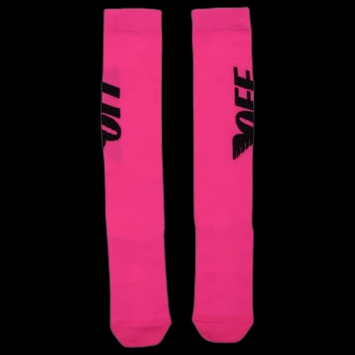 OFF-WHITE Off Wings Socks (SS19) Fuchsia/Black