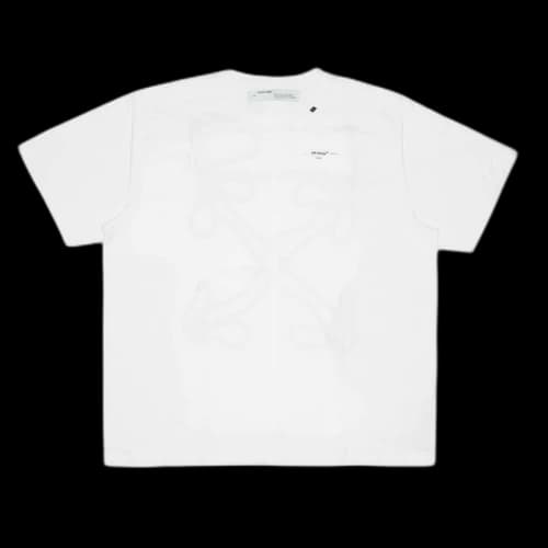 OFF-WHITE Oversized Abstract Arrows Embroidered T-Shirt White/Black