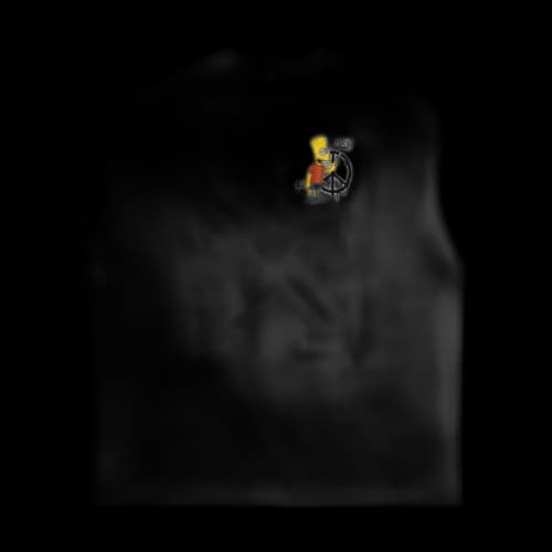 OFF-WHITE Oversized Bart T-shirt White