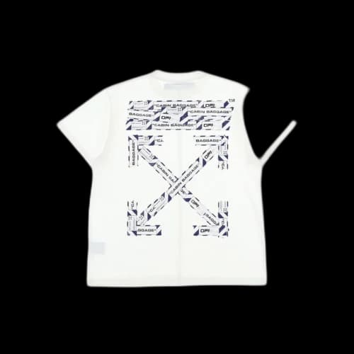 Off-White Off White Oversized Fit Airport Tape T-Shirt Tee White (2020)