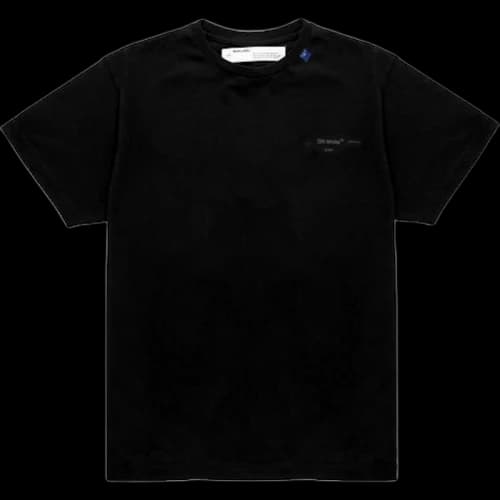 OFF-WHITE Oversized Fit Unfinished T-Shirt Black/White