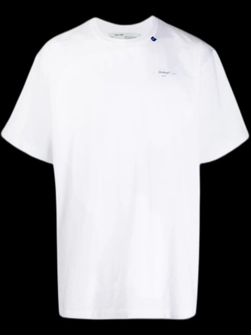 OFF-WHITE Oversized Fit Unfinished T-Shirt White/Black