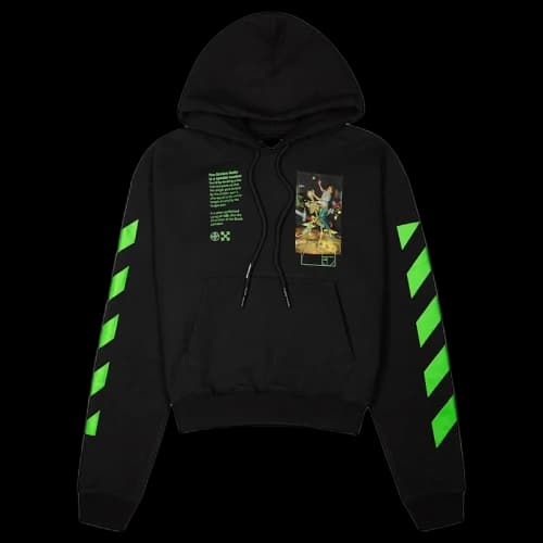 OFF-WHITE Pascal Golden Ratio Painting Hoodie Black/Multicolor