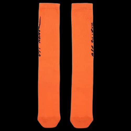 OFF-WHITE Pop Socks Orange/Black