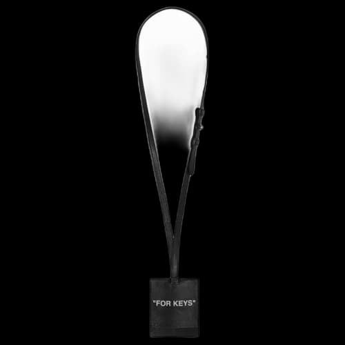 OFF-WHITE Quote Key Holder Black/White