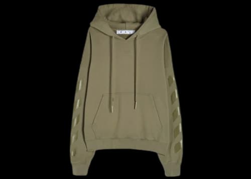 OFF-WHITE Rubber Arrows Hoodie Green
