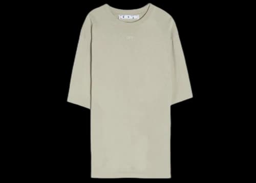 OFF-WHITE Rubber Arrows S/S T-shirt Beige/Light Grey