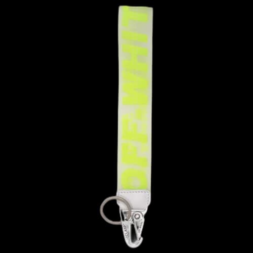OFF-WHITE Rubber Industrial Keychain (SS19) Fluo Yellow