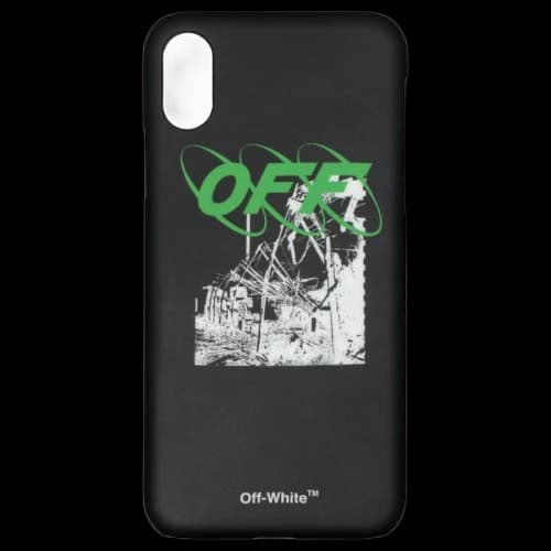 OFF-WHITE Ruined Factory iPhone X Case Black/White