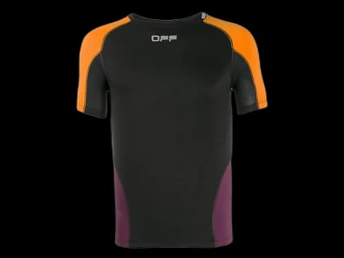 OFF-WHITE Running T-Shirt Orange/Silver