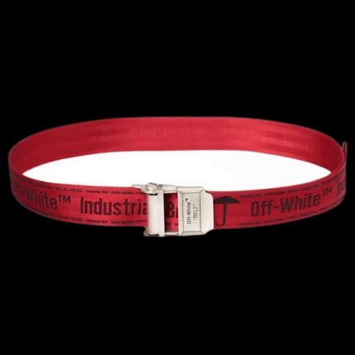 OFF-WHITE Short 2.0 Industrial Belt Red/Black/No Color