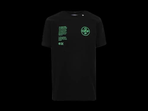 OFF-WHITE Slim Fit Arch Shapes T-Shirt Black/Green