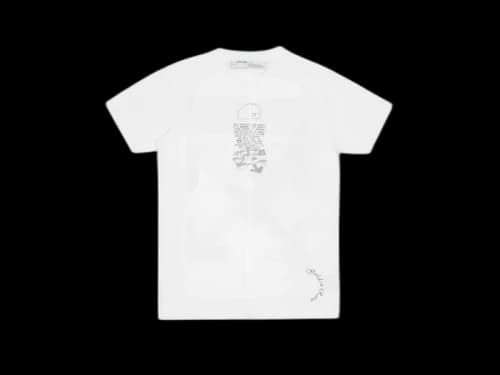 OFF-WHITE Slim Fit Dripping Arrows T-Shirt White/Black