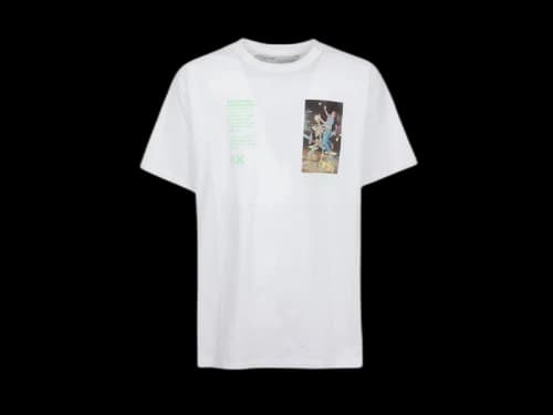 OFF-WHITE Slim Fit Pascal Painting T-Shirt White/Multicolor