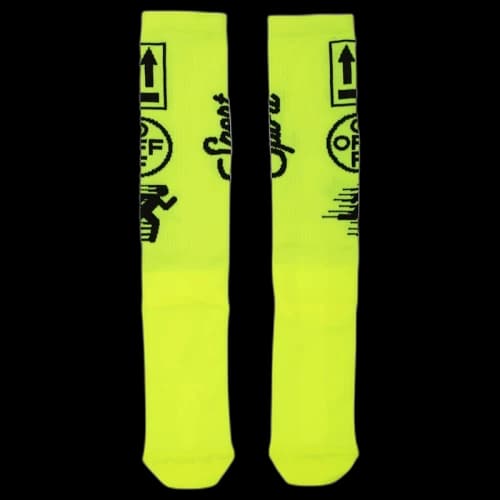 OFF-WHITE Sport Socks (SS19) Fluo Yellow/Black