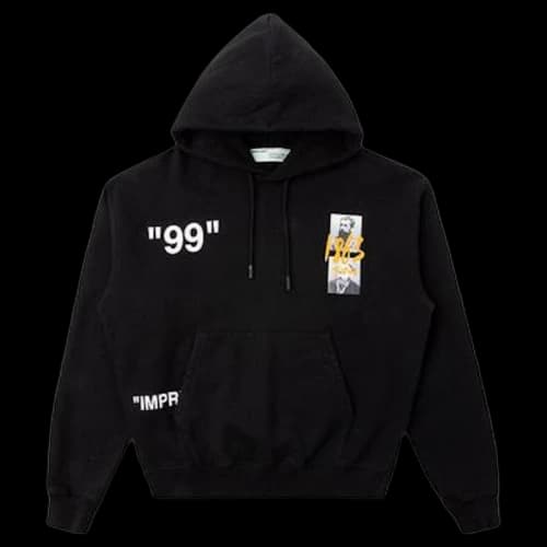 OFF-WHITE Summer Graphic Print Hoodie Black/Multicolor