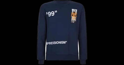 OFF-WHITE Summer Sweatshirt Blue/White/Black/Yellow