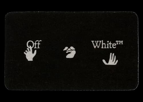 OFF-WHITE Swimming Man Logo Doormat