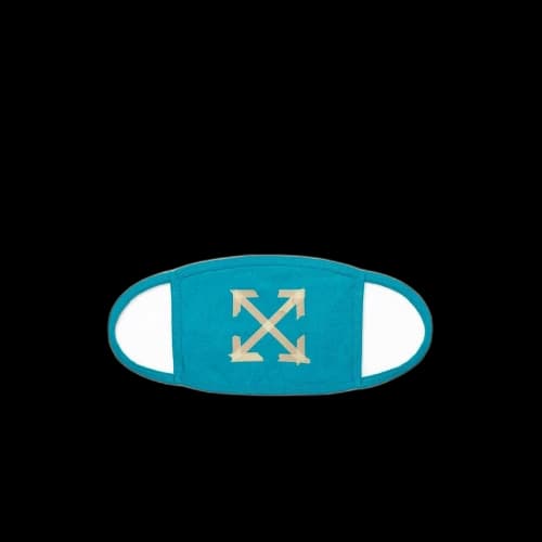 Off-White Off White Tape Arrow Face Mask Petrol Blue (2020)
