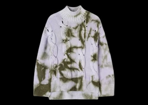 OFF-WHITE Tie Dye Turtleneck Tie Dye Violet