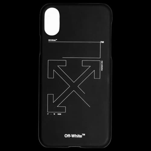 OFF-WHITE Unfinished Arrows iPhone XR Case Black/White