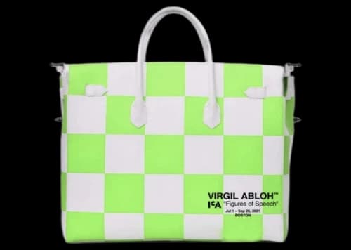 OFF-WHITE Virgil Abloh ICA Square Bag XL White/Green