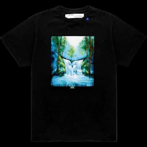 OFF-WHITE Waterfall T-Shirt Black/Multicolor