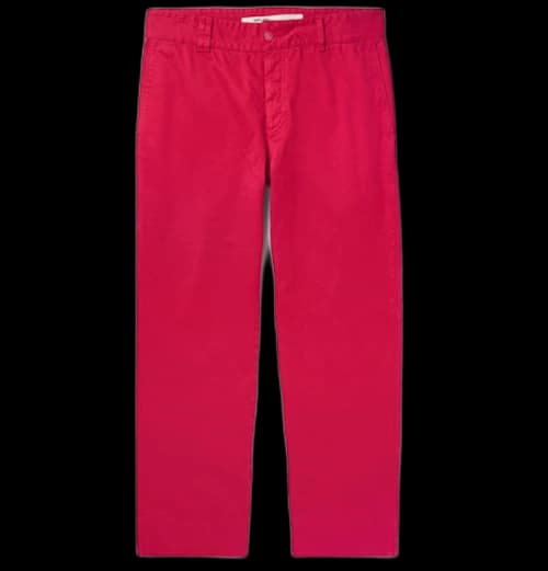 OFF-WHITE Wide Leg Stretch Pants Fuchsia
