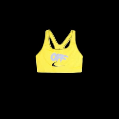 OFF-WHITE x Nike Women's Sports Bra Opti Yellow