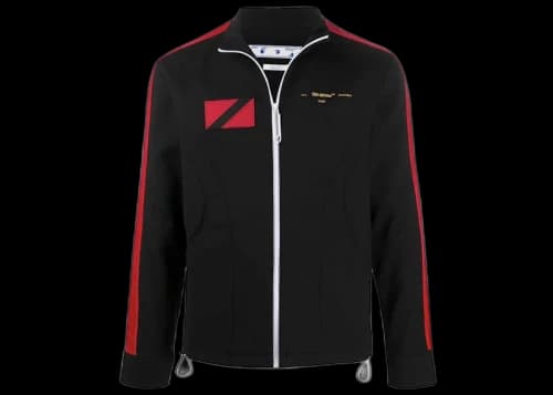 OFF-WHITE x Theophilus London Logo-Print Track Jacket Black