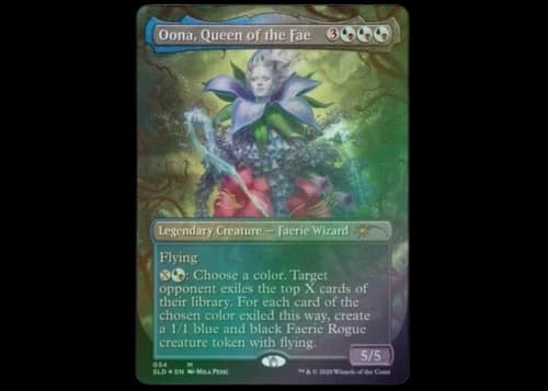 Oona, Queen of the Fae (Foil) Magic: The Gathering TCG Secret Lair Drop Series Mythic #54 (Ungraded)