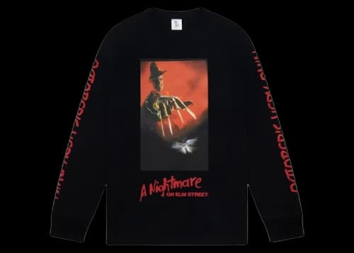 OVO A Nightmare On Elm Street Longsleeve T-Shirt Black