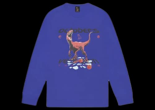OVO Jurassic Park Longsleeve T-shirt Raptors Purple